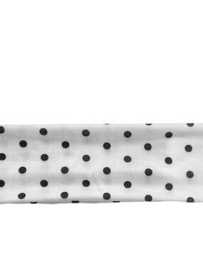 Woman’s Polka Dot Headband - Black and White